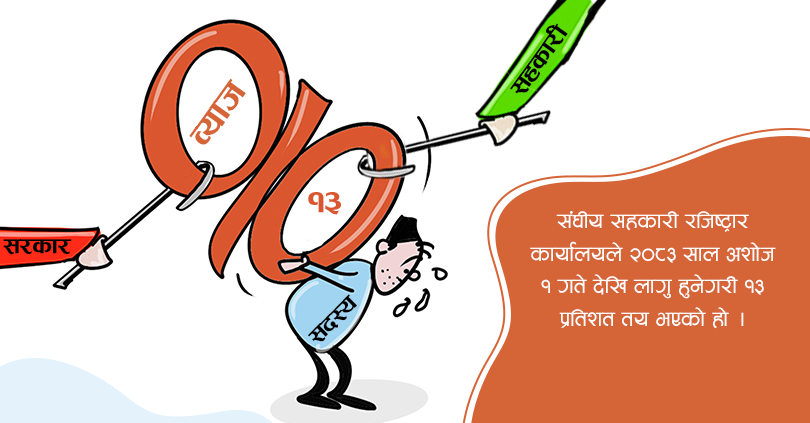 अशोज १ गते देखि लागु हुनेगरी सहकारीको सन्दर्भ ब्याजदर तय
