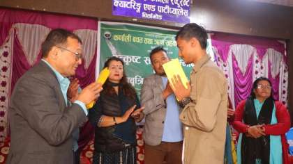 कर्णाली साकोसद्धारा सामाजिक कर्मकालागि साढे तीनकरोड खर्च