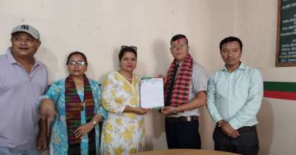 धादिङ बचत संघमा कविन्द्र धौबन्जार 