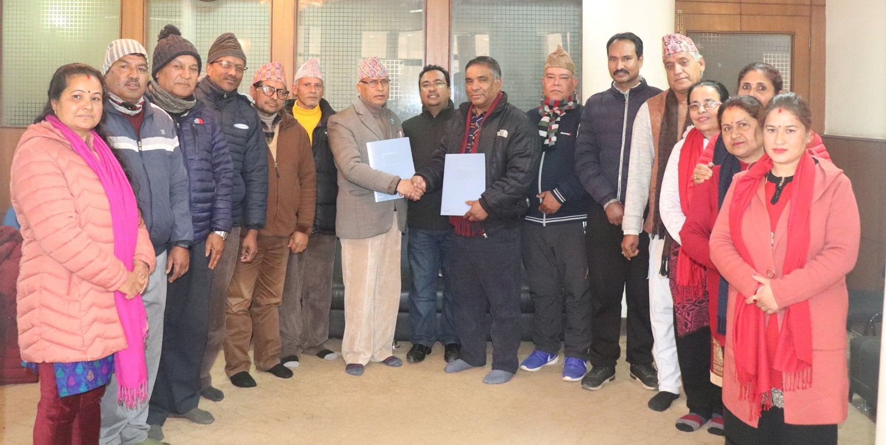 चन्द्रागिरि र दहचोक नमुना साकेसबिच एकीकरण गर्ने सहमती