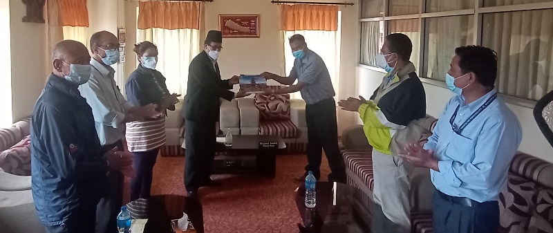 शुभकामना साकोसद्वारा बिपत् काेषमा ४ लाख ४४ हजार सहयोग