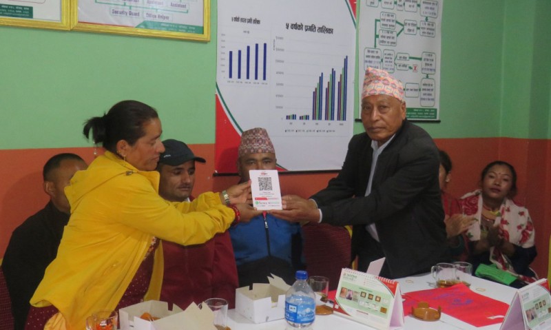 मिलिजुली कालिन्चोक साकोसको क्युआर कोड सेवा सुरु