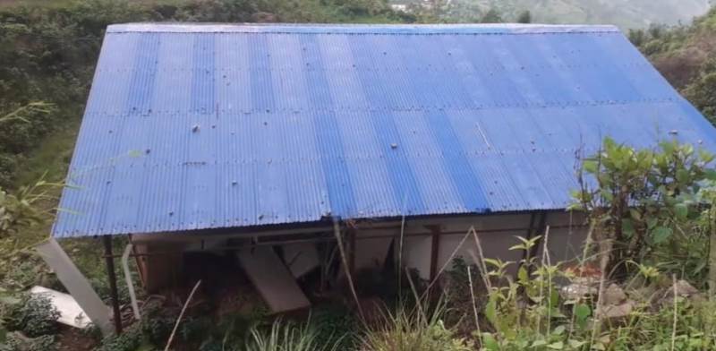 संचालनमा नआउदै भत्कियो सहकारी कोल्डस्टोर 