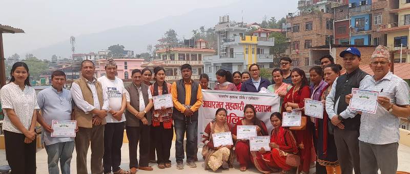 बागमती प्रदेश सहकारी संघको रामेछापमा ६ दिने आधारभूत सहकारी व्यवस्थापन तालिम