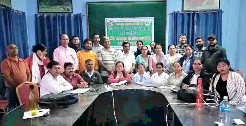 सहकारीलाई भरतपुर महानगरपालिकाको कोपोमिस तालिम
