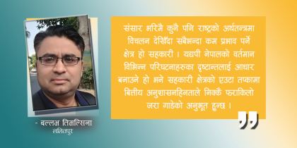सहकारीमा वित्तीय अनुशासनः जोखिम नियन्त्रणको आधार