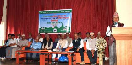 साझा यातायातका पूर्व कर्मचारीद्धारा शुभकामना आदानप्रदान