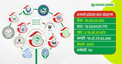 यस्तो छ बागमती प्रदेशका बचत संघहरुको अवस्था, सम्पति मात्र १४ अर्व बढी
