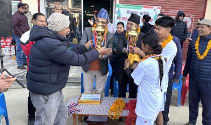 हाम्रो जनकल्याणको अन्तर विद्यालय दौड प्रतियोगिता सम्पन्न