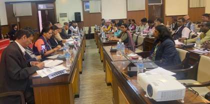 २५ साना किसान कृषि सहकारीका २८ जनासंग समितिको छलफल