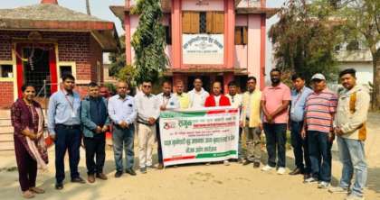 सहकारी दिवसको अवसरमा सगुन साकोसद्धारा सेवाश्रममा भोजन 