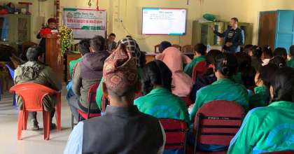 आर्थिक विकास मित्र साकोसद्धारा विद्यार्थीका लागि वित्तिय साक्षरता कार्यक्रम