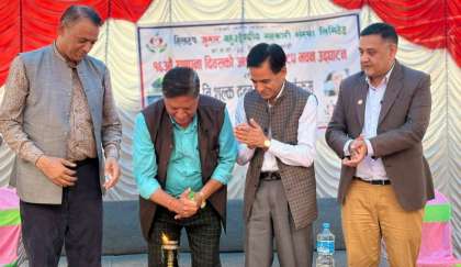 हिलटप जुनार सहकारीको स्थापना दिवसमा दन्त शिविर र भवन उद्धघाटन